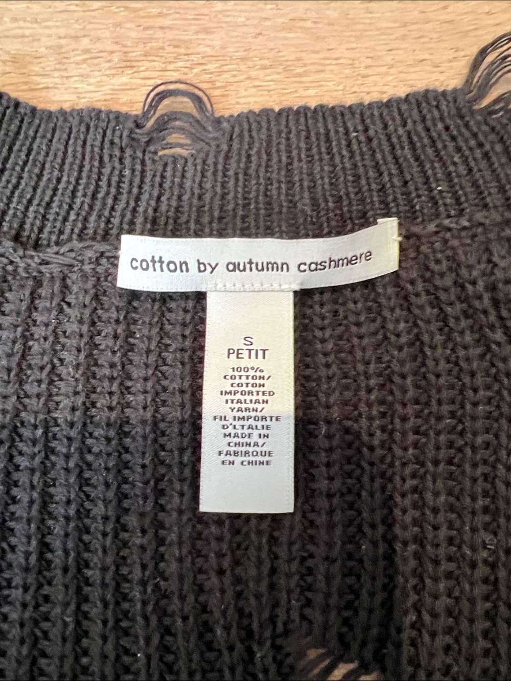Cotton vest by autumn cashmere S - Picture 2 of 5